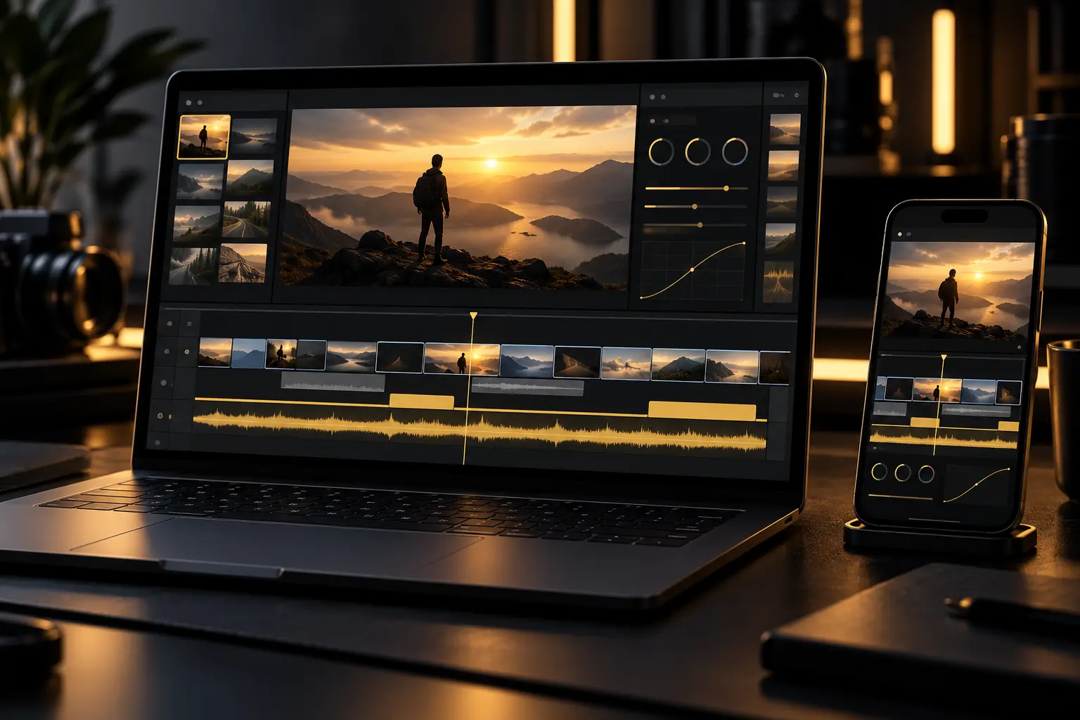 YouTube video editing, on the go